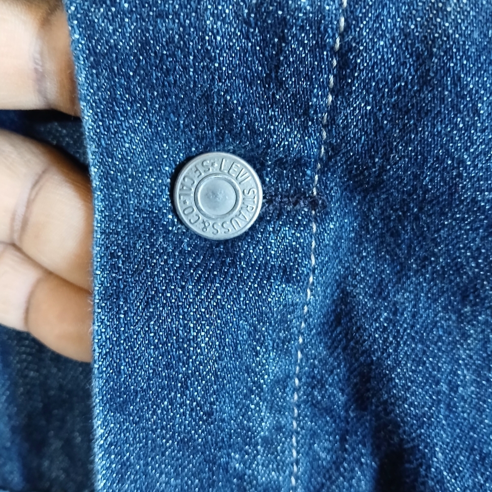 Vintage Levi's Blue Lightweight Jacket Classic Design Size XXL - Picture 3 of 8